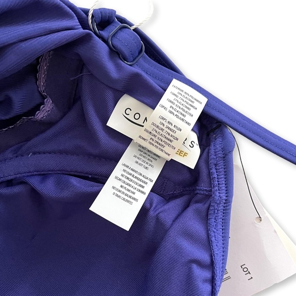 Contours by Coral Reef Shapewear Wrap Royal Blue/Black Swimsuit – 8/32C - Picture 4 of 6